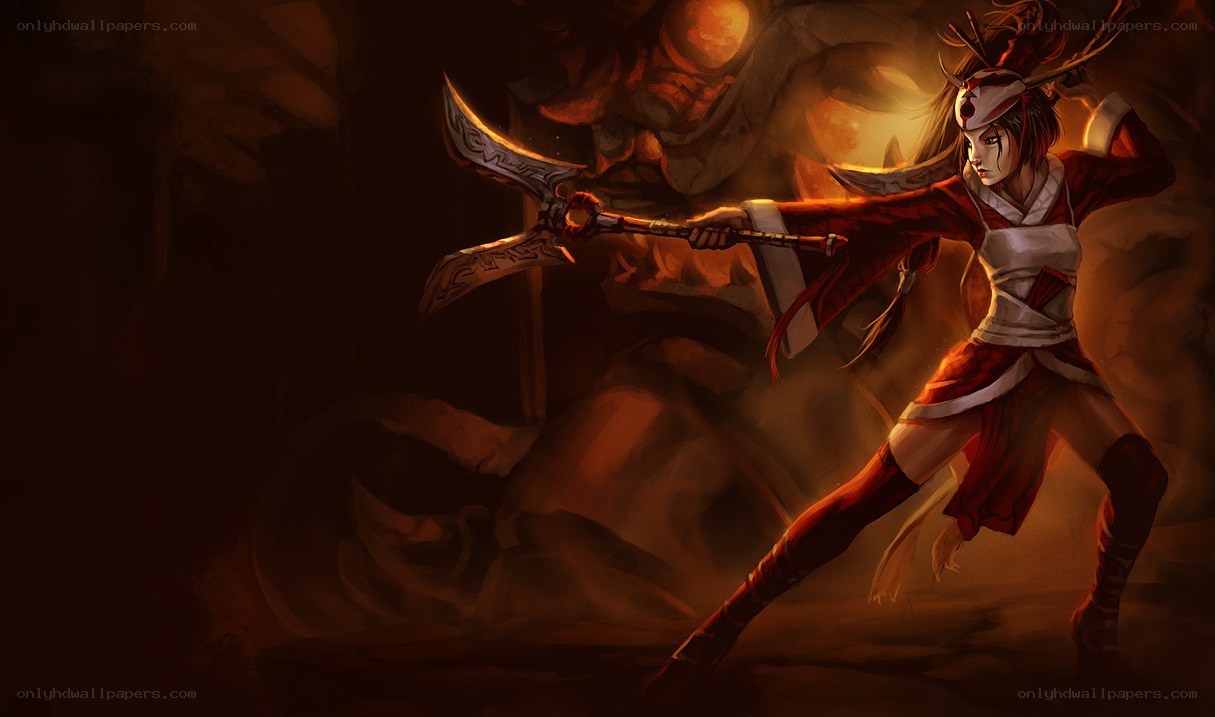 warrior with dual blades