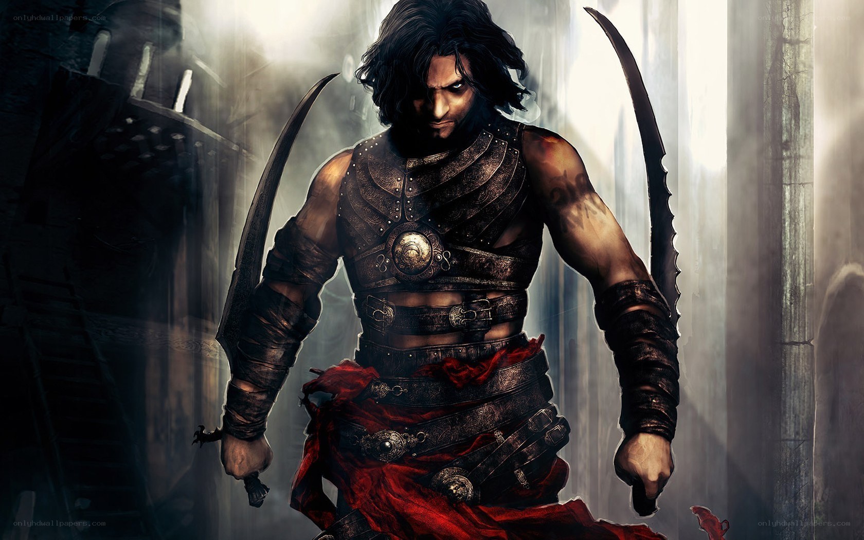 warrior with dual blades