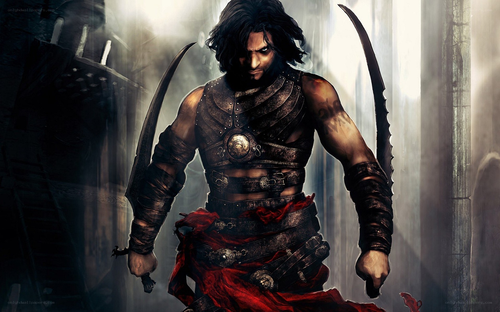 warrior with dual blades