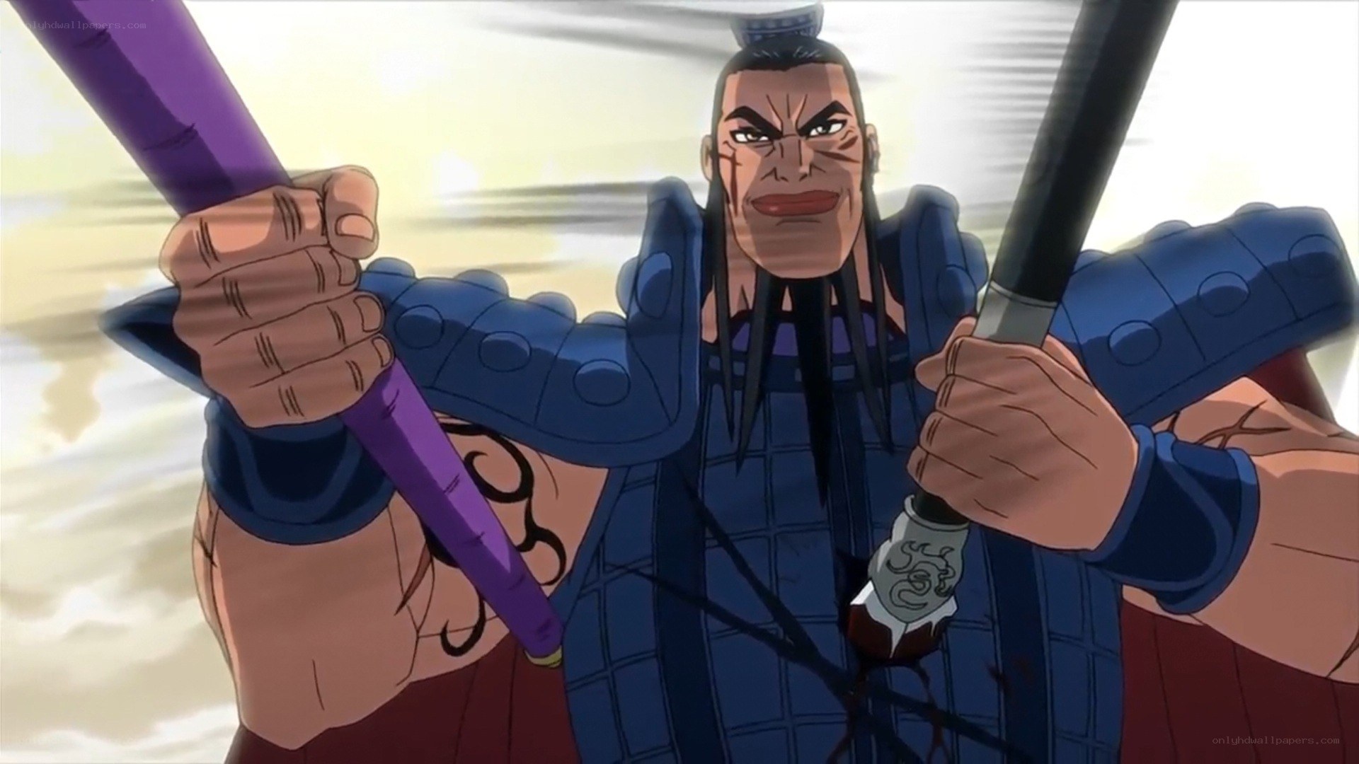 warrior with dual swords