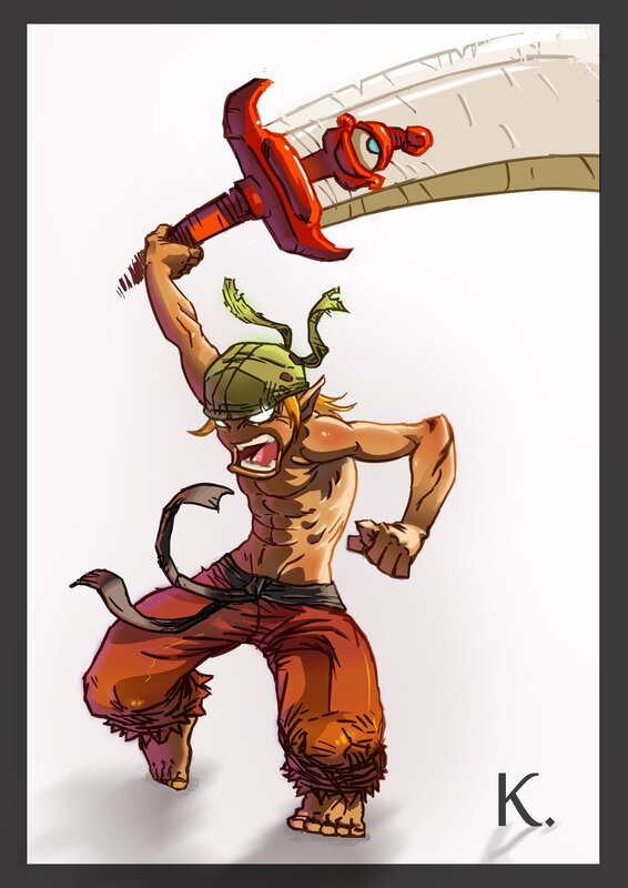 warrior with giant sword