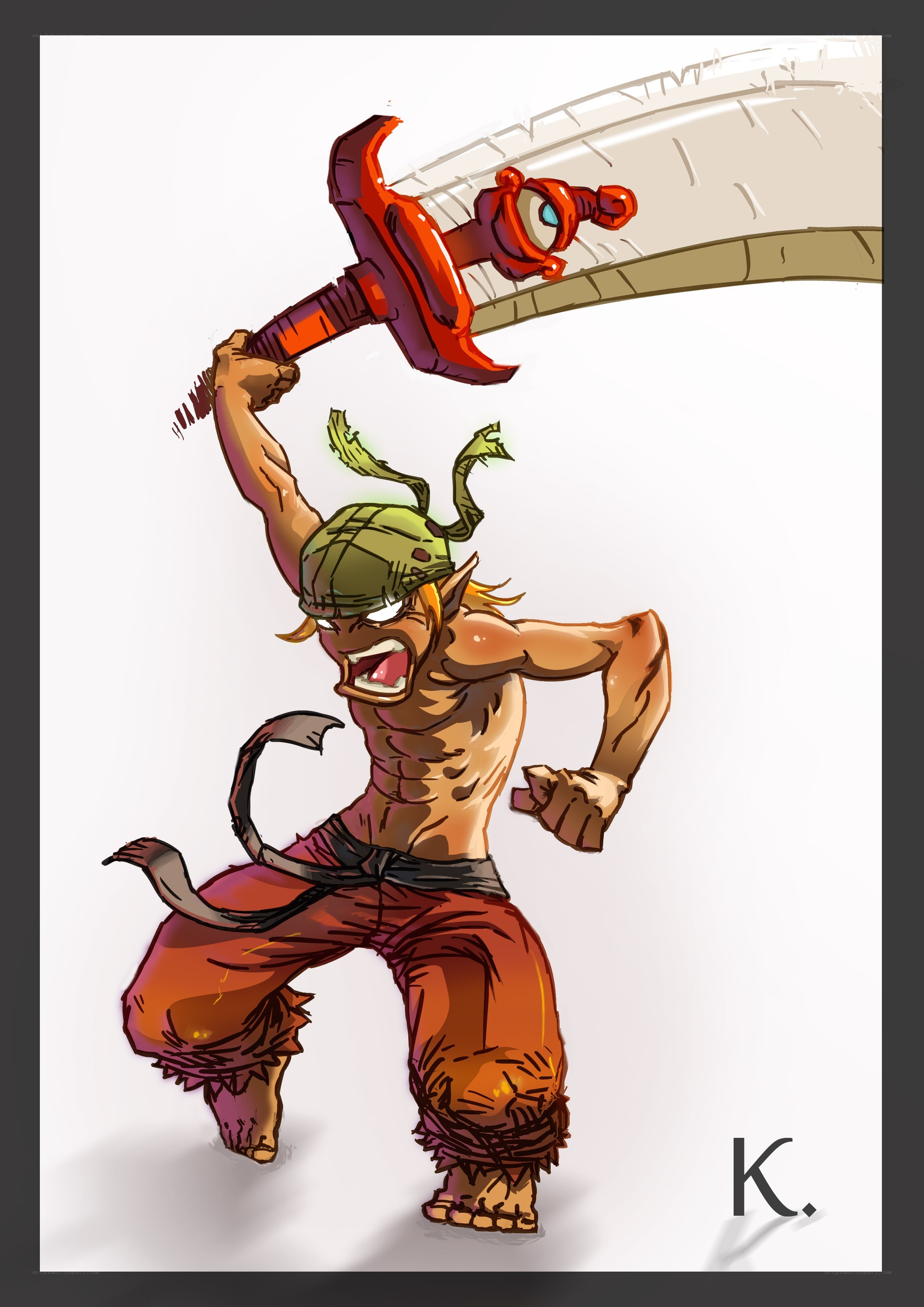 warrior with giant sword