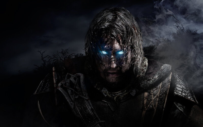 Warrior with Glowing Eyes — Black