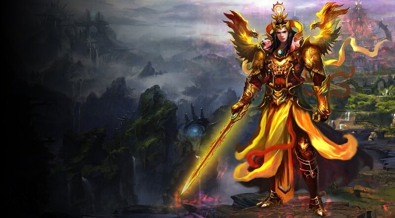 Warrior with Golden Armor — Gold