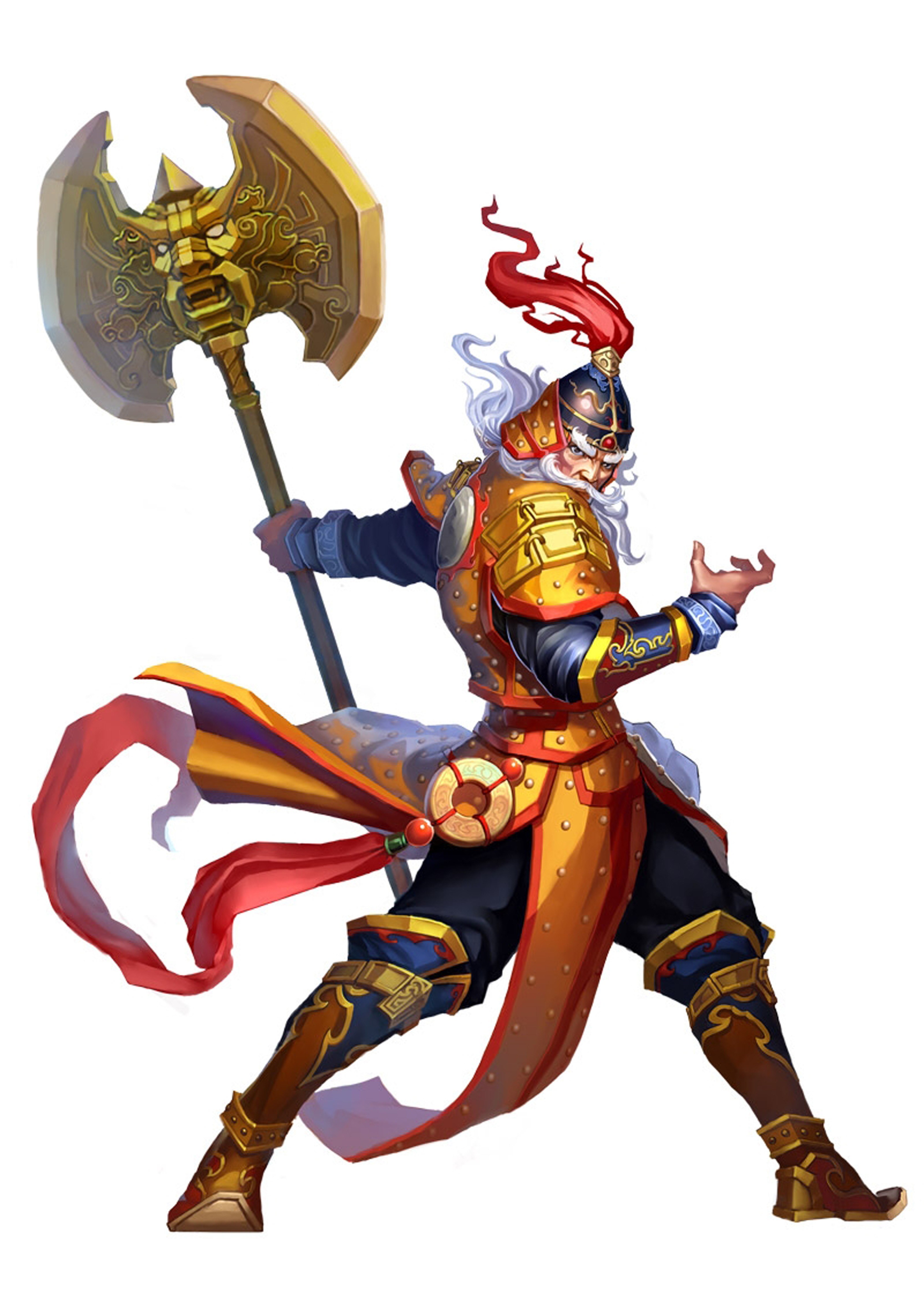 warrior with golden axe