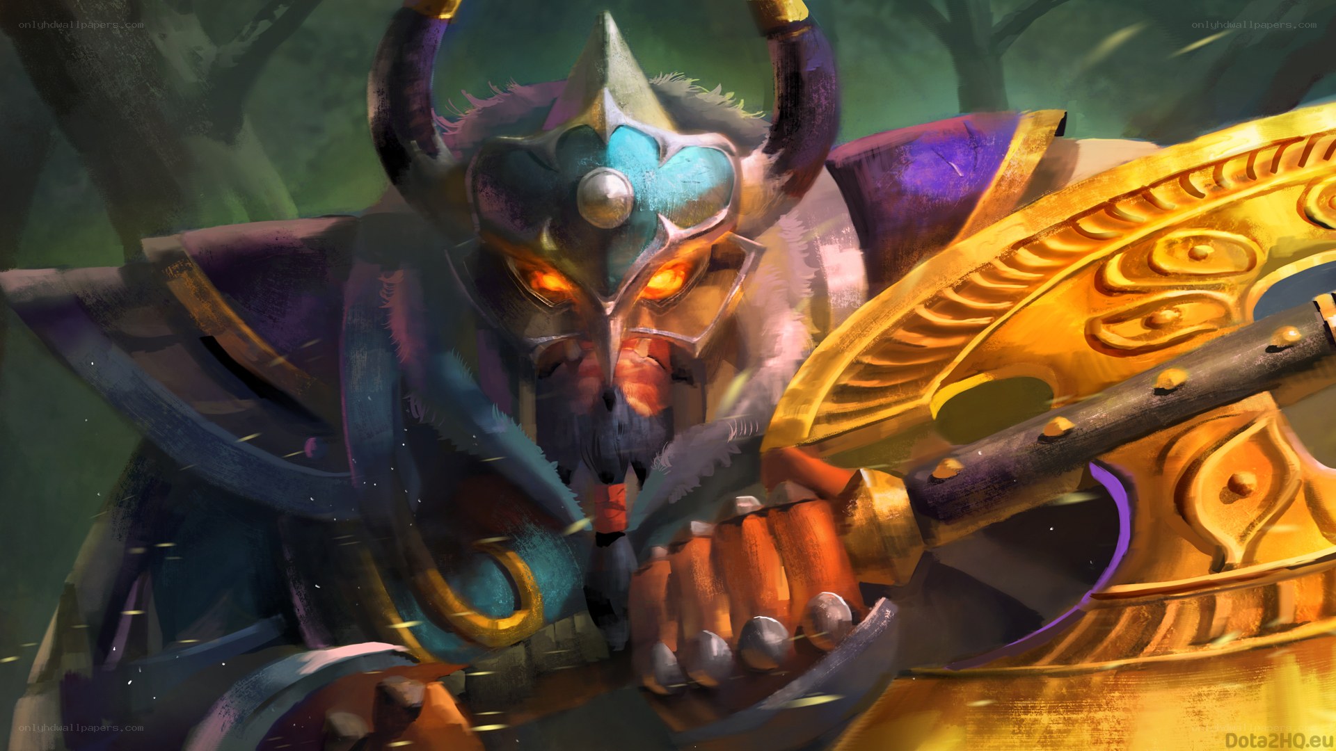 warrior with golden axe