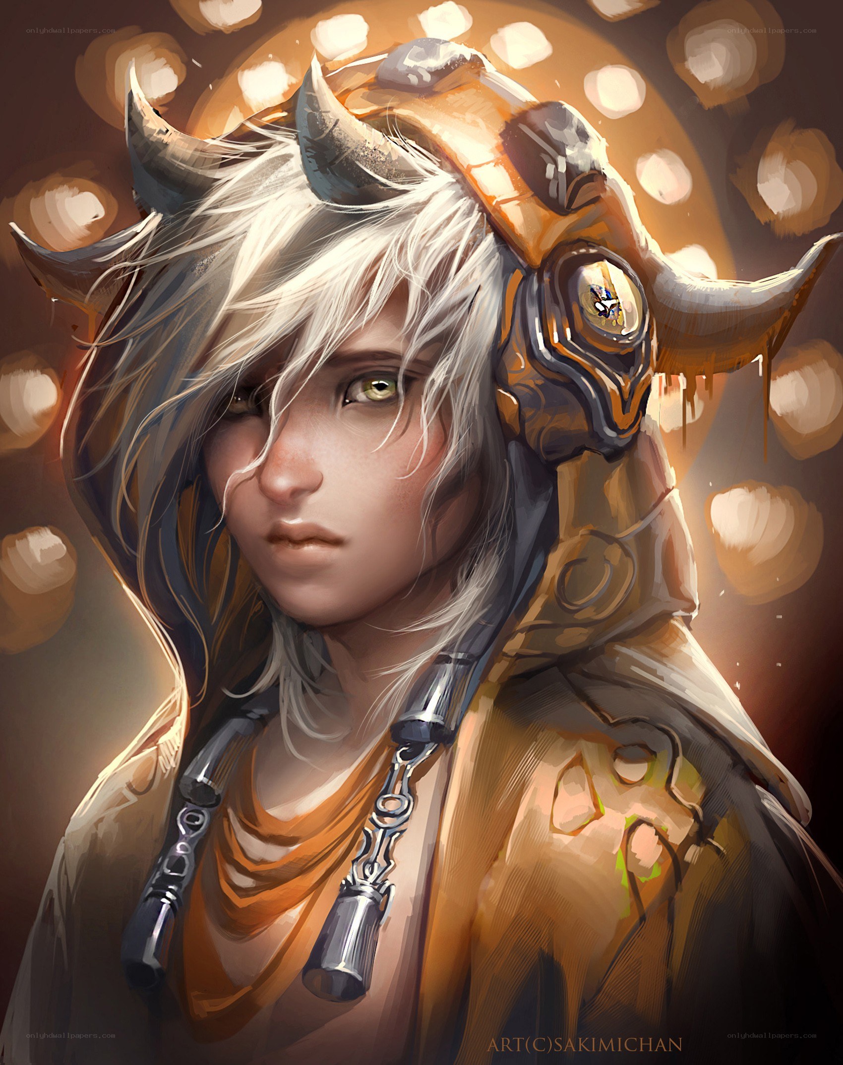 warrior with horned helmet