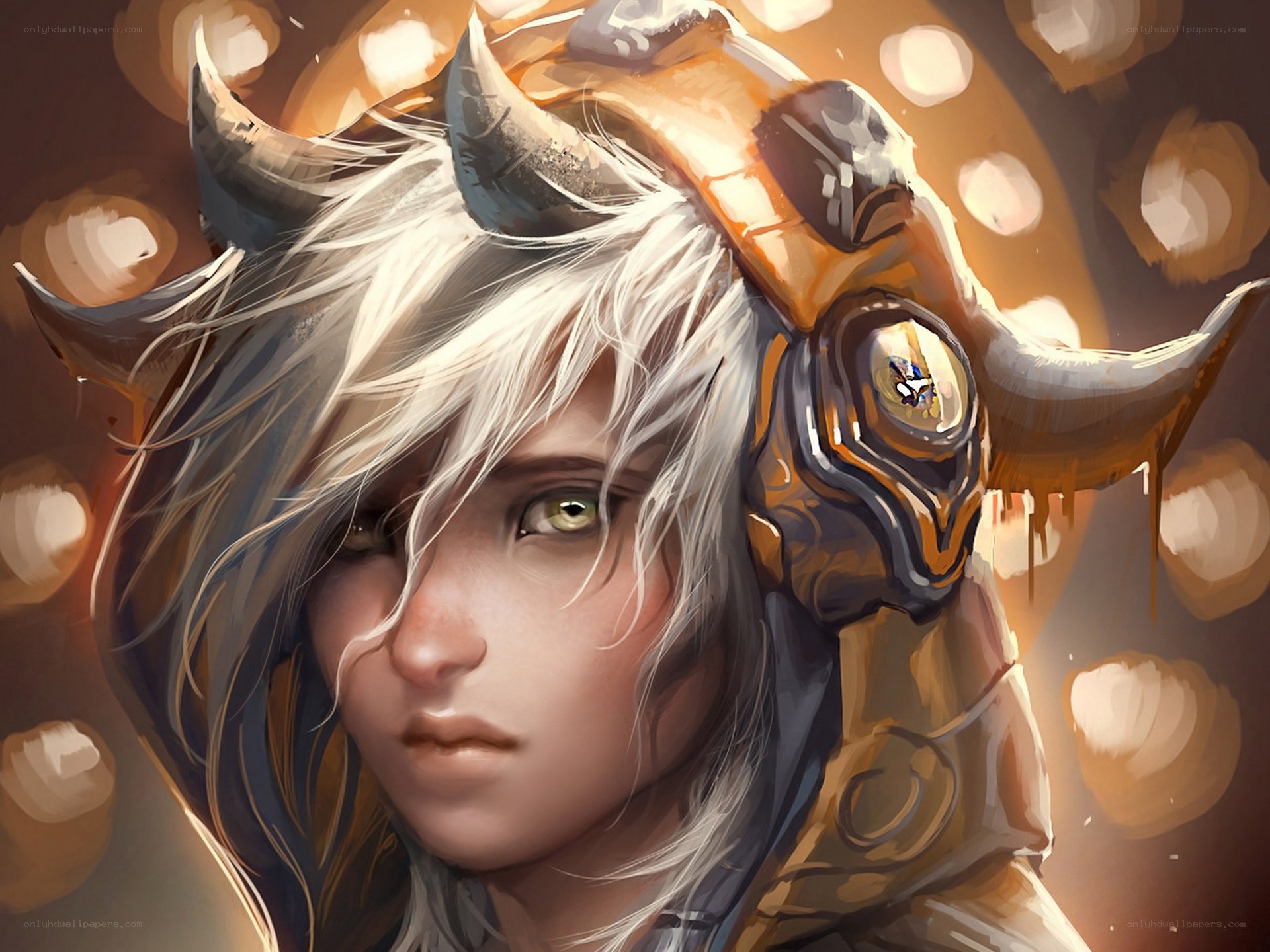 warrior with horned helmet