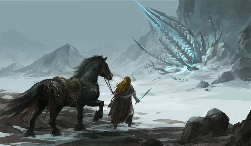 Warrior with Horse