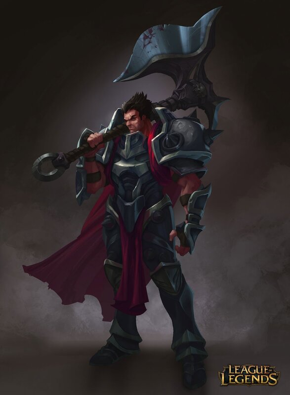 Warrior with Large Axe — Gray