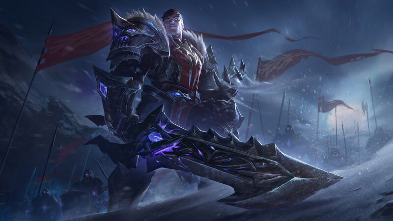 Warrior with Large Sword — Black, Dramatic, Intense