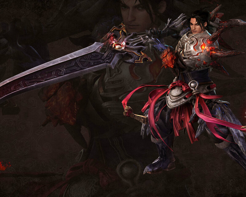 Warrior with Large Sword — Black