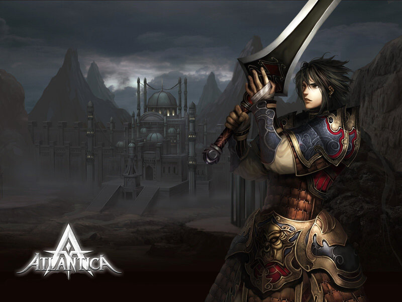 Warrior with Large Sword — Gray, Dramatic