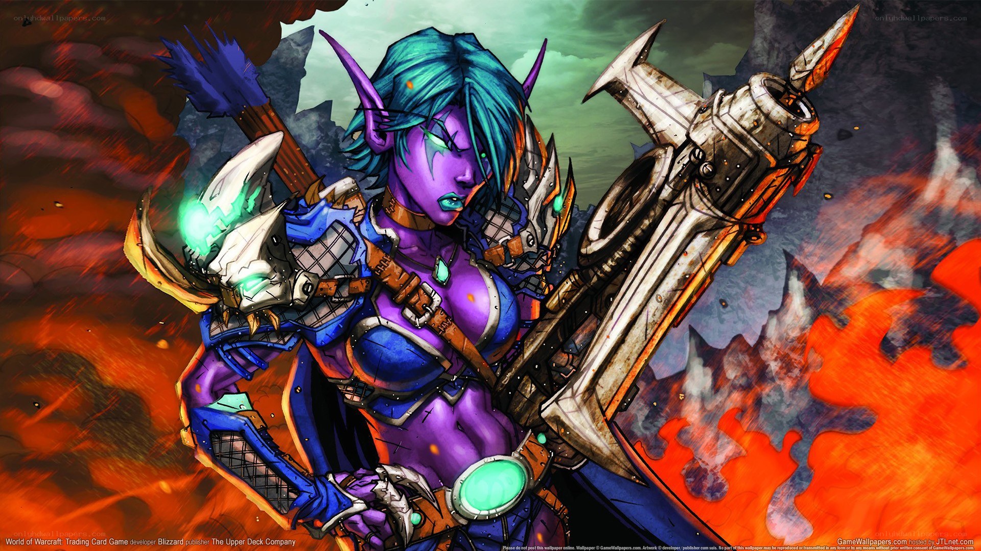 Warrior with large weapon