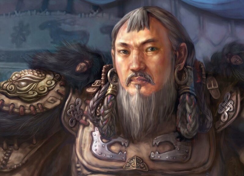 Warrior with Long Beard
