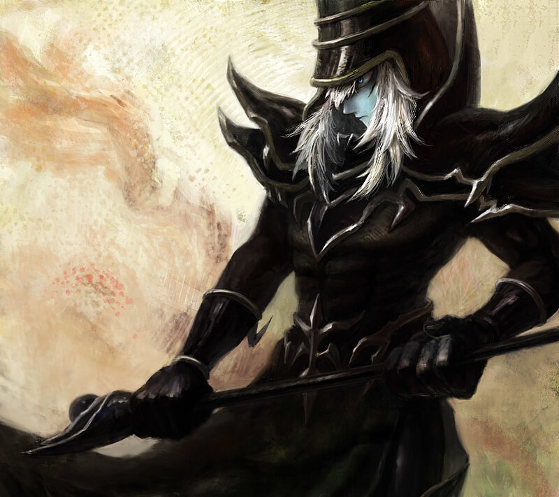 Warrior with Long White Beard