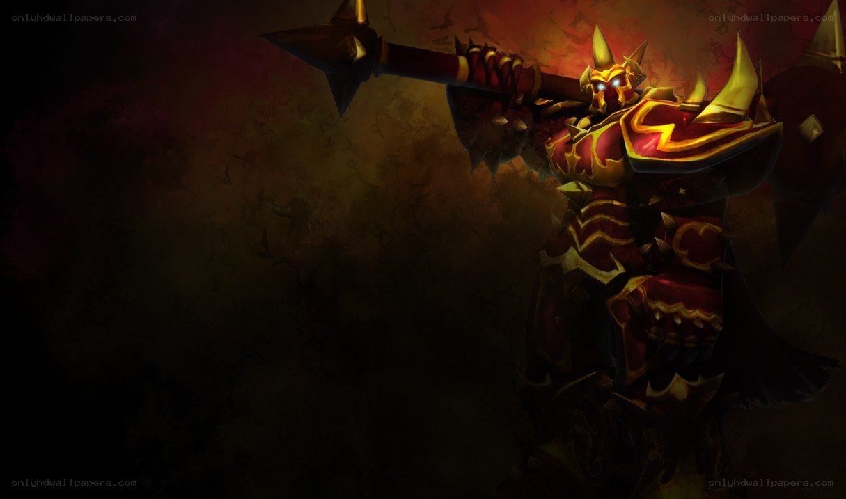 warrior with massive hammer
