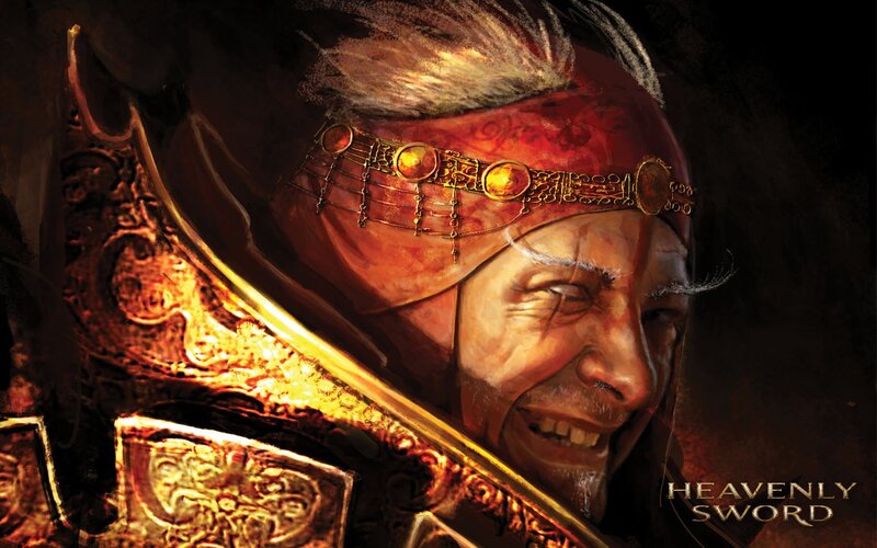 Warrior with ornate helmet