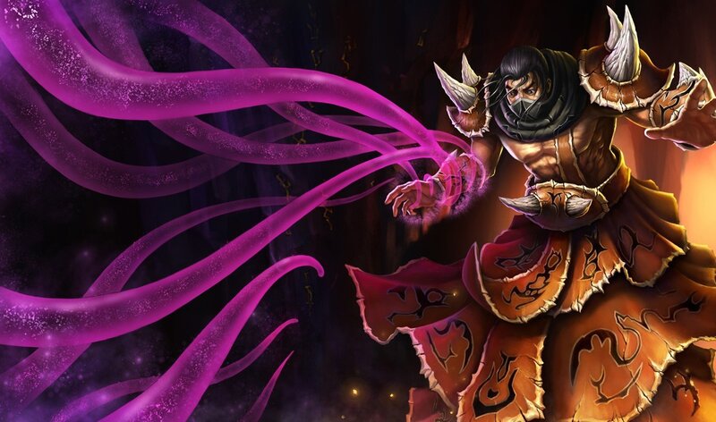 Warrior with Purple Tentacles