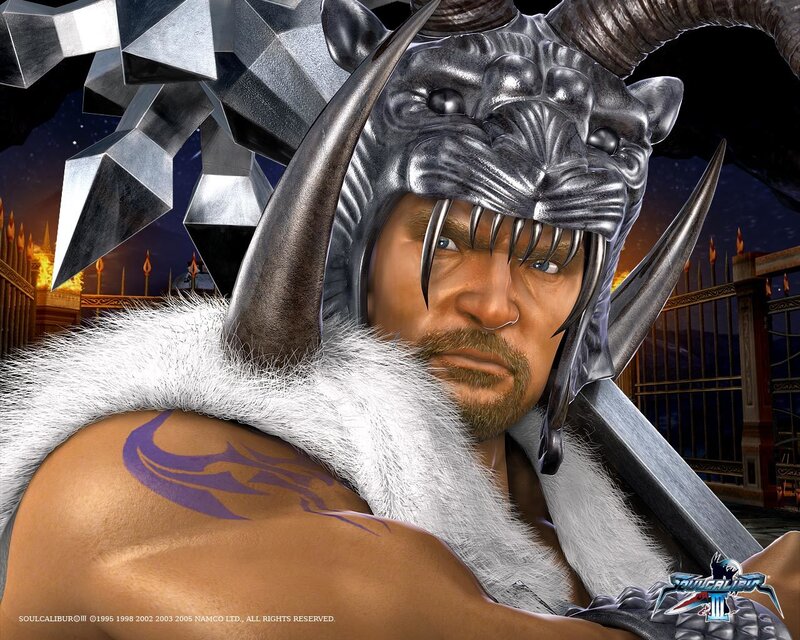 Warrior with Ram Helmet