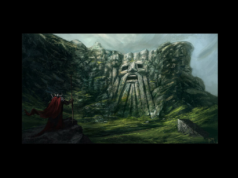 Warrior with Red Cloak