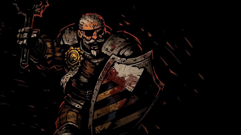 Warrior with Shield and Hammer
