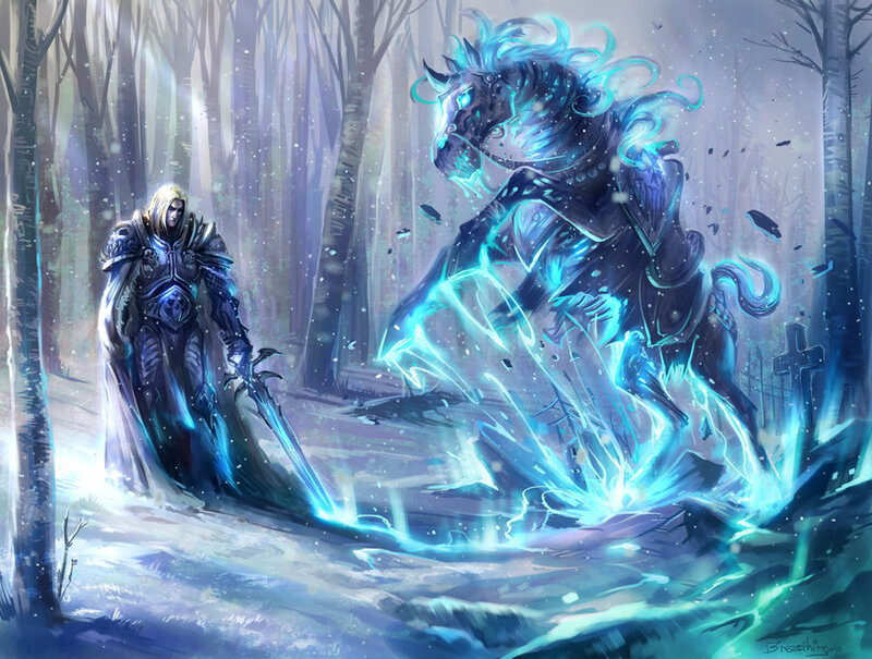 Warrior with Spectral Horse