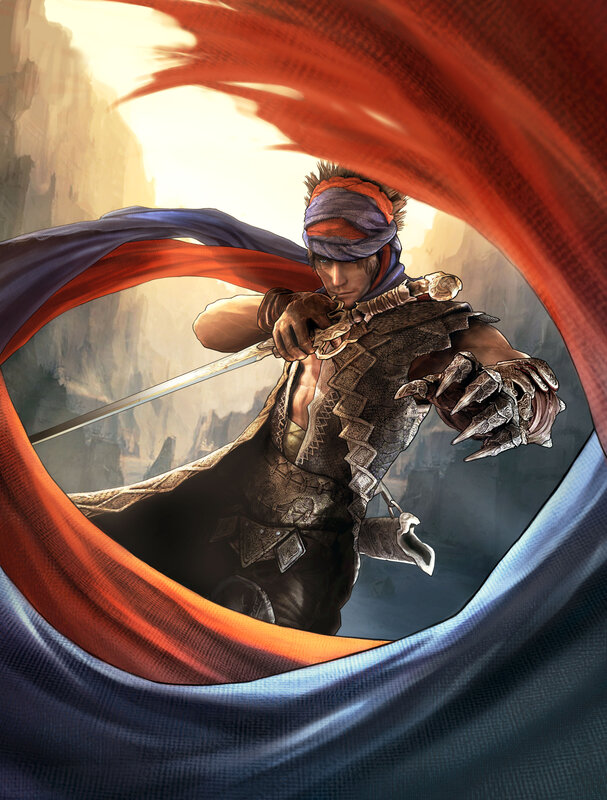 warrior with sword and cape