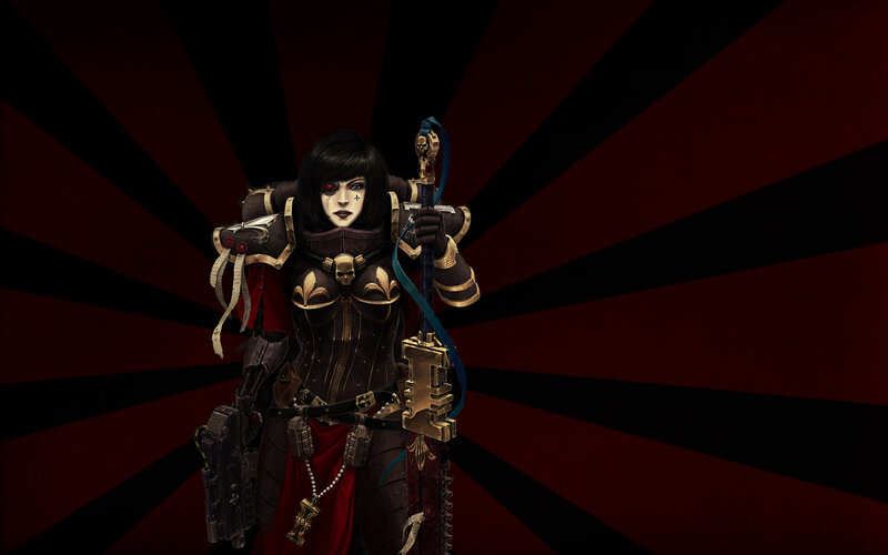 Warrior with sword and gun