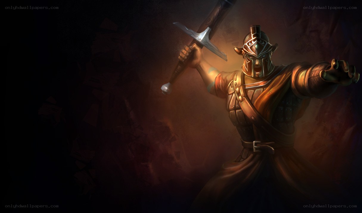 warrior with sword and helmet