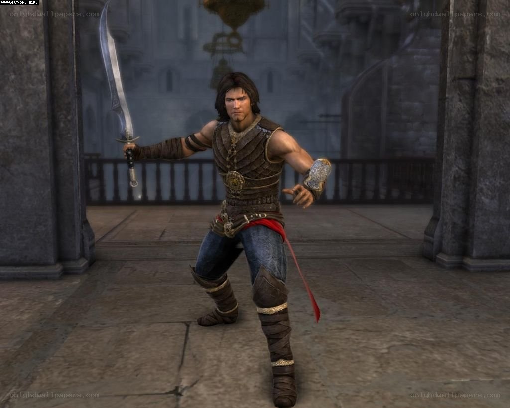 warrior with sword in castle