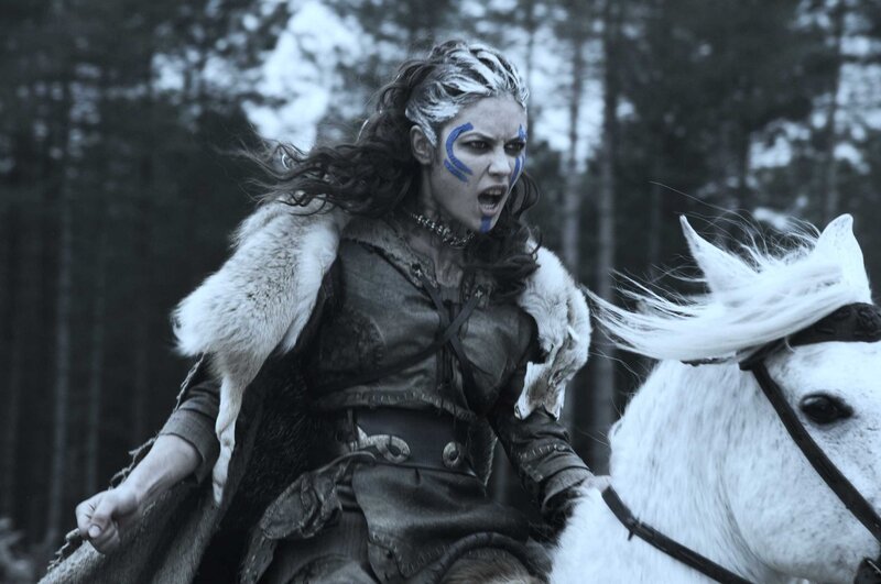 warrior woman on horseback