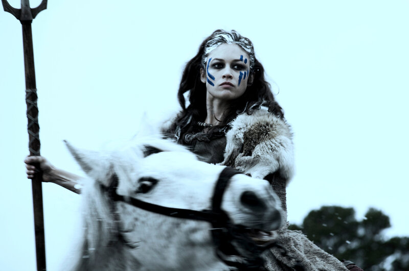 warrior woman on horseback