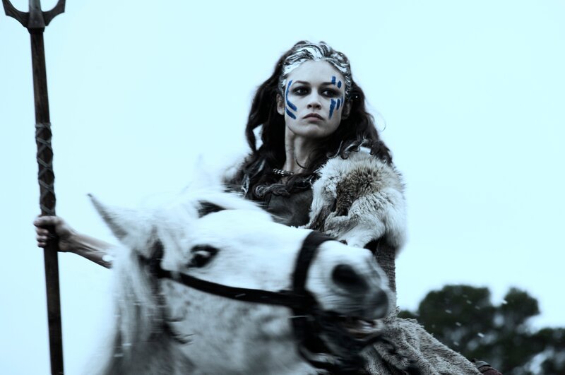 warrior woman on horseback