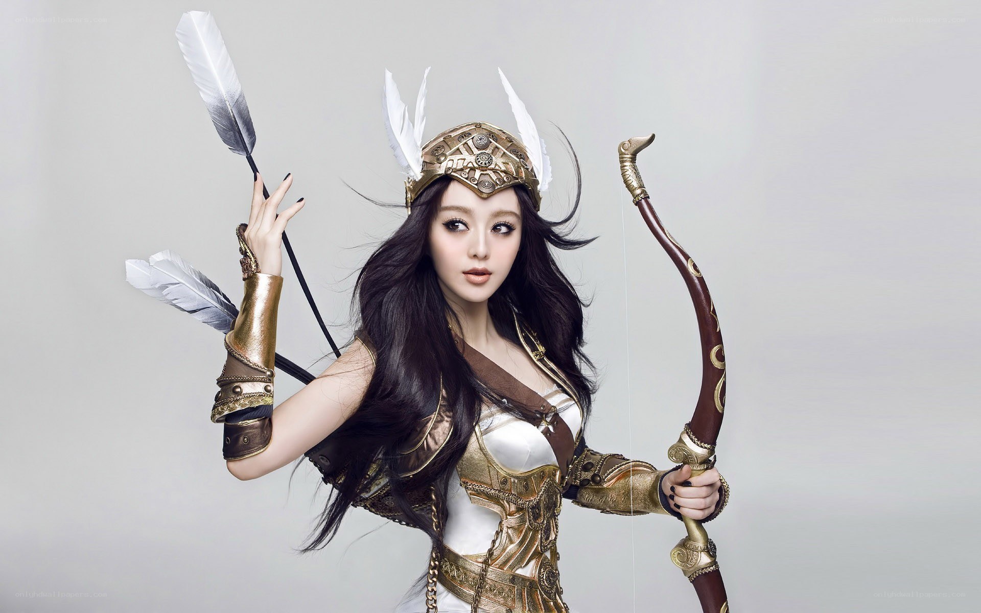 warrior woman with bow