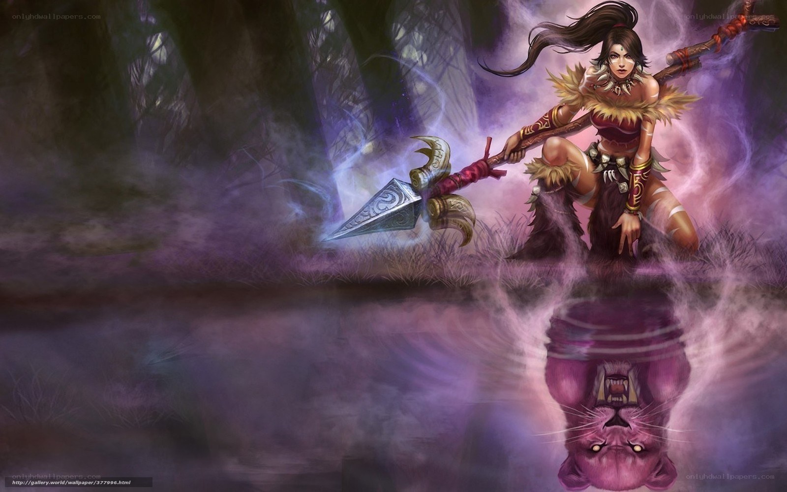warrior woman with spear