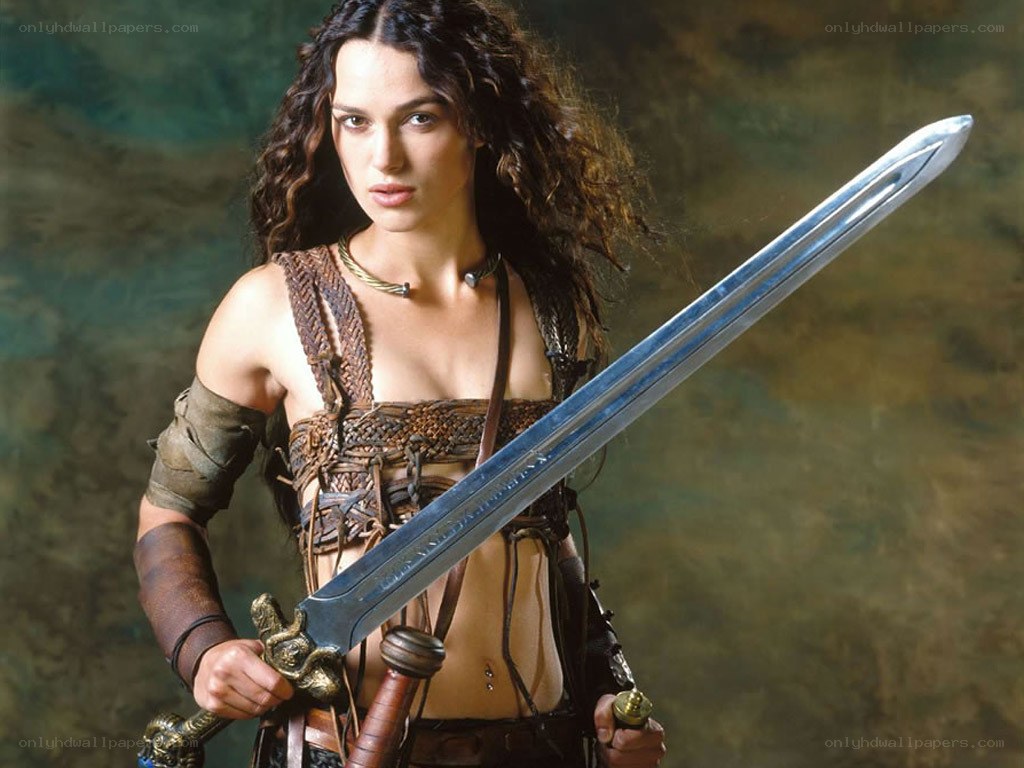 warrior woman with sword