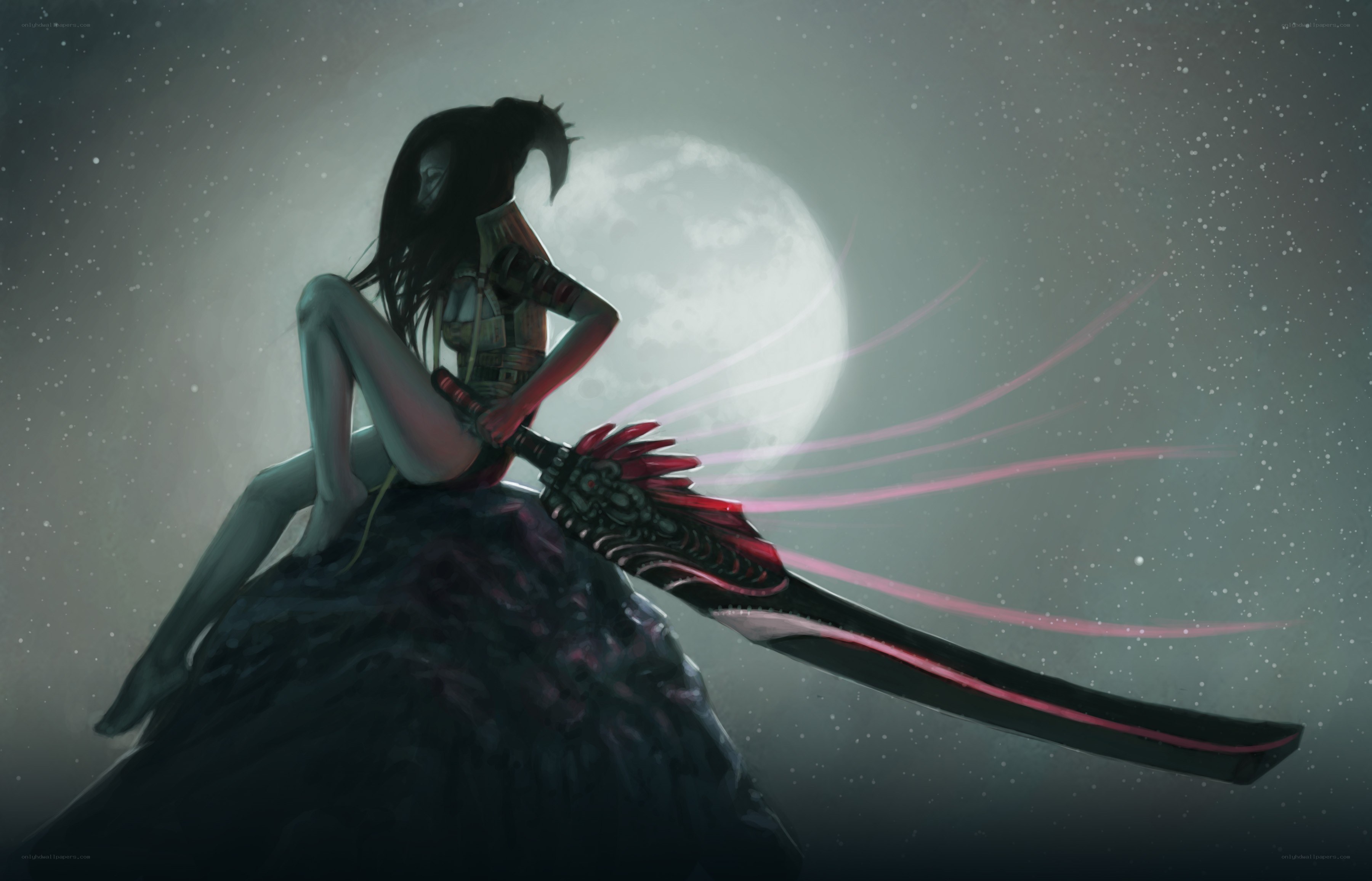 warrior woman with sword