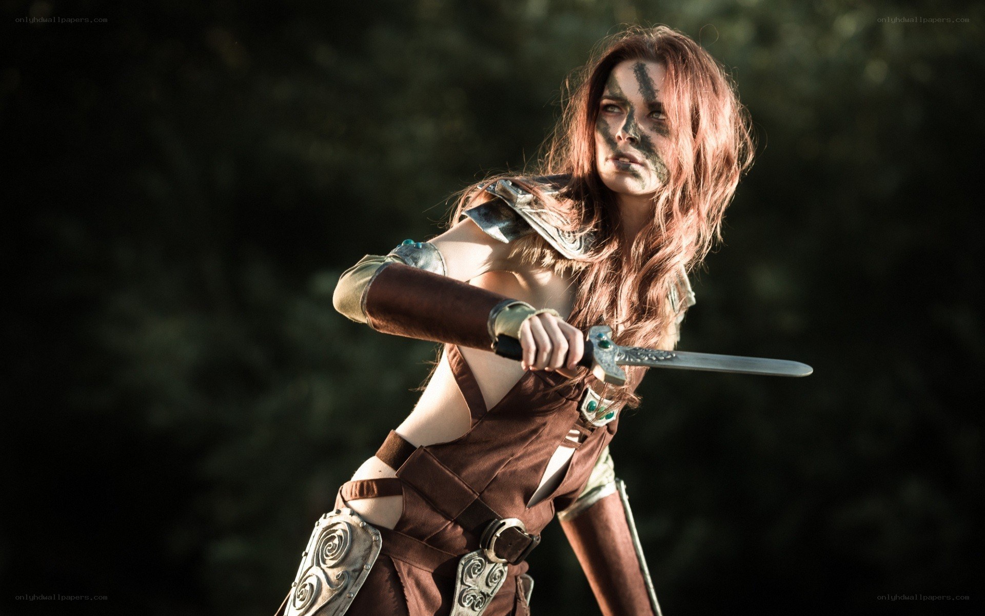 warrior woman with sword