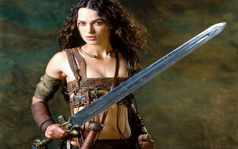 warrior woman with sword