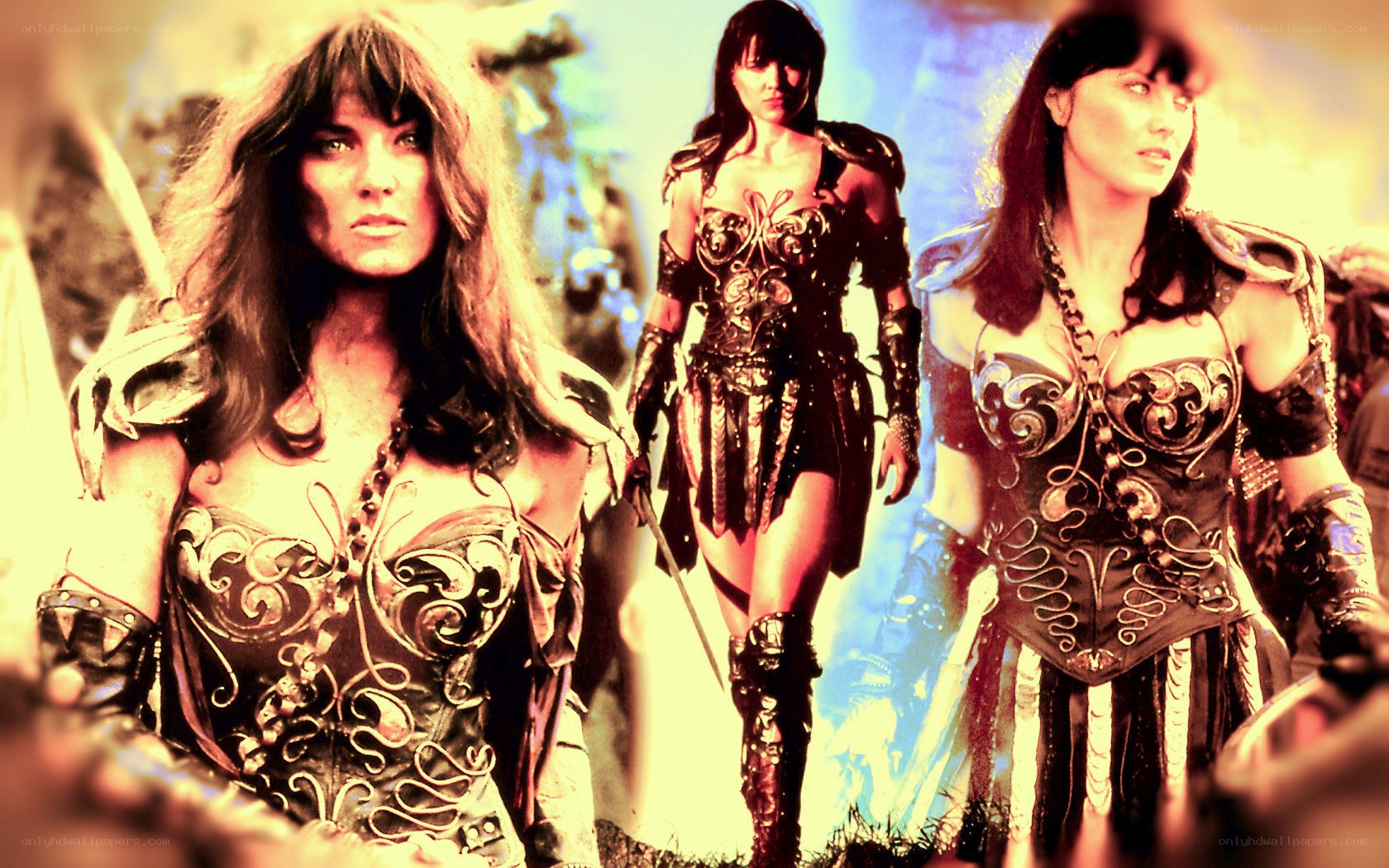 warrior women in armor