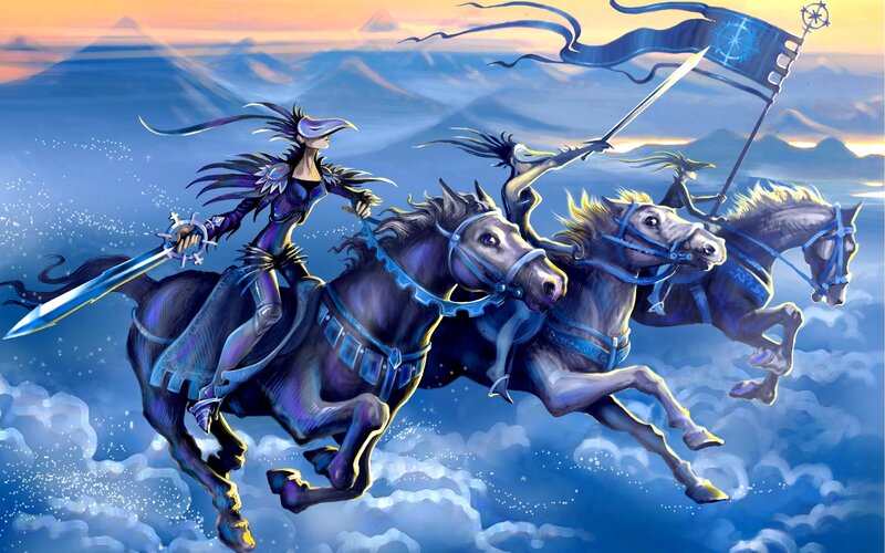 Warrior Women on Horses