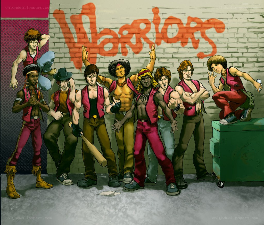 Warriors gang illustration