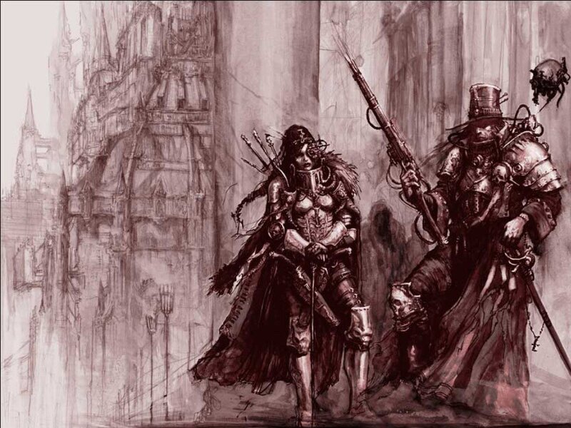 Warriors in a dystopian city