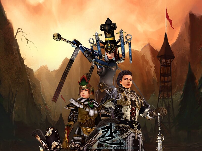 Warriors in a mountain pass