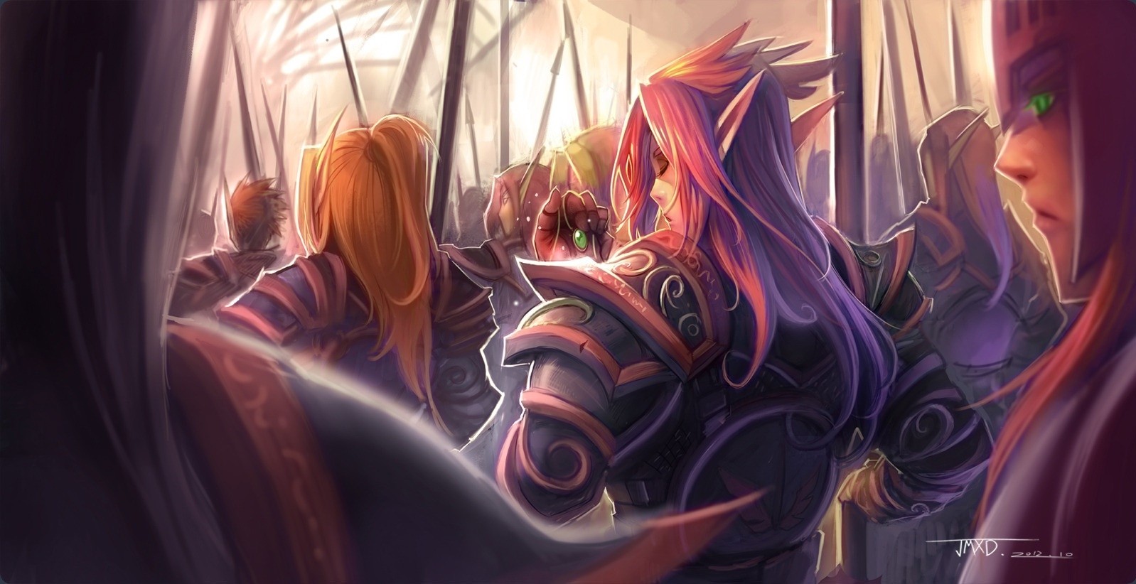 Warriors in armor