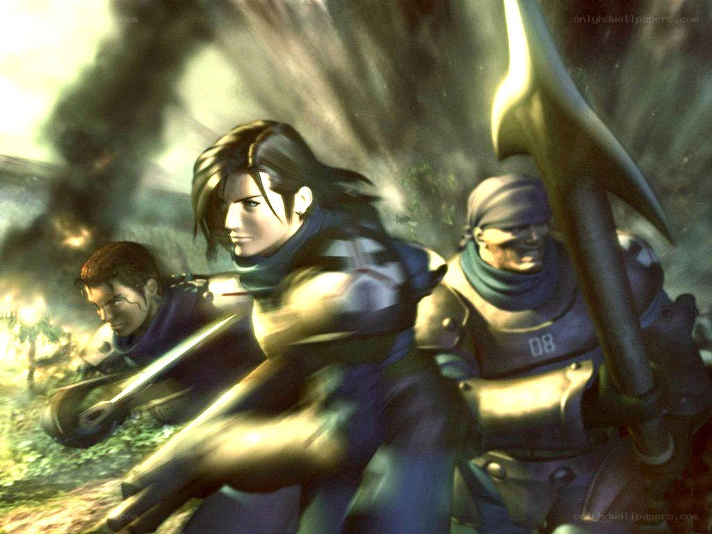 Warriors in battle scene