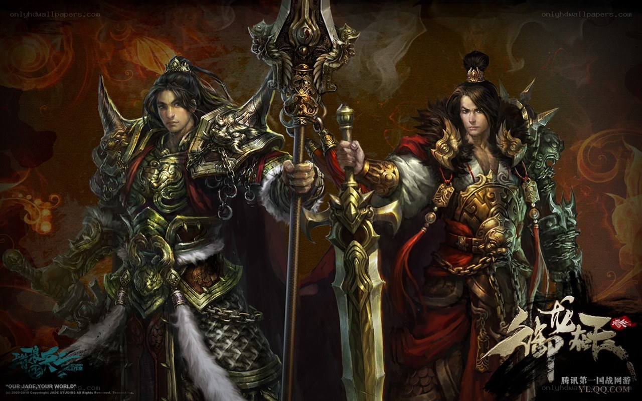 Warriors in ornate armor