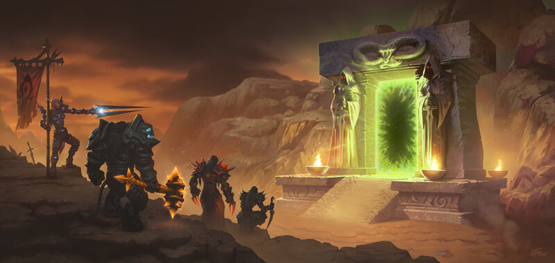 Warriors Near Portal