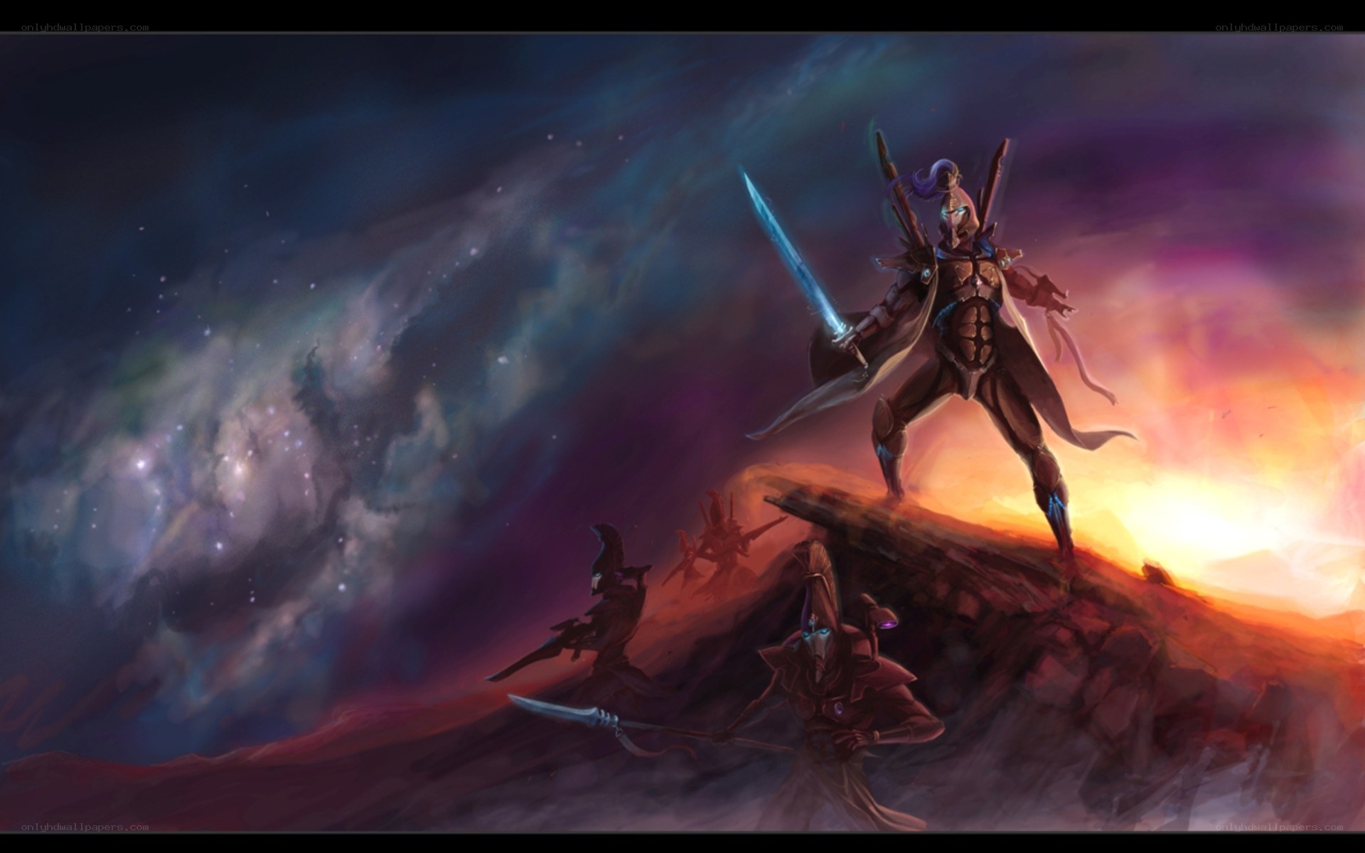 Warriors on a cosmic cliff